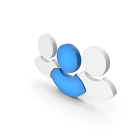 Blue & White User Group Leadership Symbol PNG & PSD Images