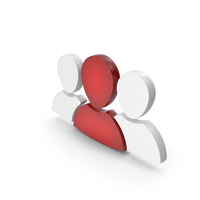 Red & White User Group Leadership Symbol PNG & PSD Images