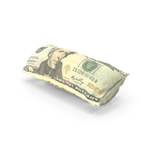 Inflated 20 Dollar Bill PNG & PSD Images