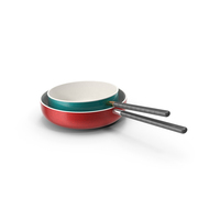 Red & Blue Pans PNG & PSD Images