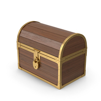 Gold Wooden Chest PNG & PSD Images