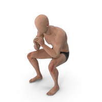 Male Base Body Skin Sitting PNG & PSD Images