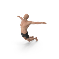 Male Base Body Skin Falling PNG & PSD Images