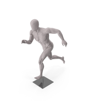 Male Base Body Gray Running PNG & PSD Images