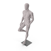 Male Base Body Gray Leaning Against the Wall PNG & PSD Images