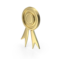 Gold Award Badge Symbol PNG & PSD Images