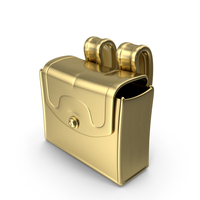 Gold Cartoon Bag PNG & PSD Images