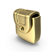 Gold Cartoon Pouch PNG & PSD Images
