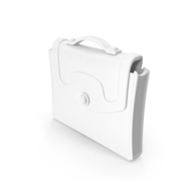 White Cartoon Suitcase PNG & PSD Images