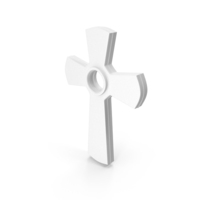 White Cross Symbol PNG & PSD Images