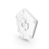 White Cute Little Shield PNG & PSD Images