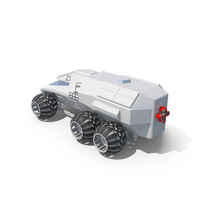 White Mars Rover With Engines PNG & PSD Images