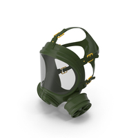Green Military Gas Mask PNG & PSD Images