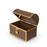 Gold Open Chest PNG & PSD Images
