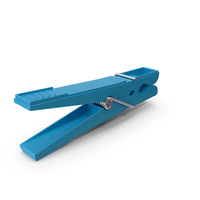Blue Plastic Clothespin PNG & PSD Images