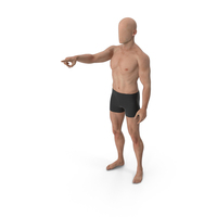 Male Base Body Skin Pointing Finger PNG & PSD Images