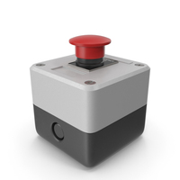 Emergency Stop Button Gray PNG & PSD Images