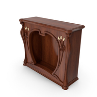 Art Nouveau Fireplace PNG & PSD Images
