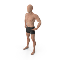 Male Base Body Skin With Hands On Hips PNG & PSD Images