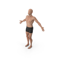 Male Base Body Skin With Outstretched Arms PNG & PSD Images