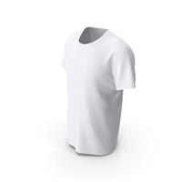 Male T-Shirt Dropped Shoulder Round Collar Short Sleeve PNG & PSD Images