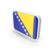 Flag Of Bosnia And Herzegovina PNG & PSD Images