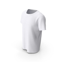 Male T-Shirt Dropped Shoulder Scoop Collar Short Sleeve PNG & PSD Images
