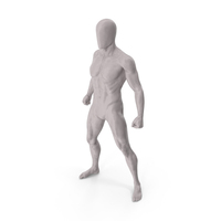 Male Base Body Gray Combat PNG & PSD Images