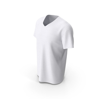 Male T-Shirt Dropped Shoulder V Collar Short Sleeve PNG & PSD Images