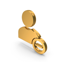 Remove User Web Gold PNG & PSD Images
