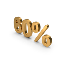 Gold 60 Percent PNG & PSD Images