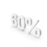 60 Percent White PNG & PSD Images
