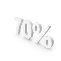 White 70 Percent PNG & PSD Images