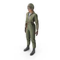 Asian Female Pilot PNG & PSD Images