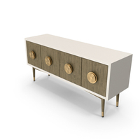 Wooden Sideboard Table PNG & PSD Images
