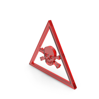 WARNING SIGN SKULL GLASS PNG & PSD Images