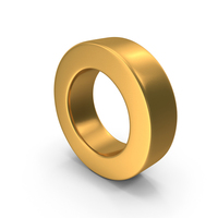 Gold Thick Ring Shape PNG & PSD Images