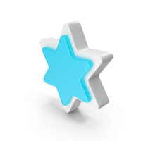 Blue Glass Favorite Star PNG & PSD Images
