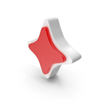 Web Button Shape Star Favorate  Glass PNG & PSD Images