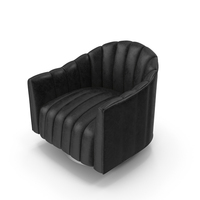 Leather Armchair Black PNG & PSD Images