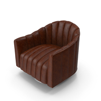 Leather Armchair Brown PNG & PSD Images