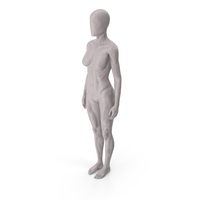 Female Base Body Gray Standing PNG & PSD Images