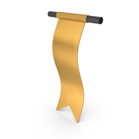 Banner Tag Gold PNG & PSD Images