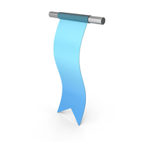 Banner Tag Blue PNG & PSD Images