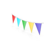 Cartoon Decorative Flag PNG & PSD Images