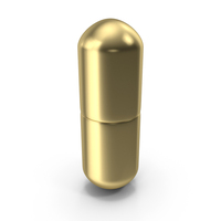 Capsule Gold PNG & PSD Images