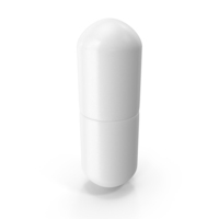 White Capsule PNG & PSD Images