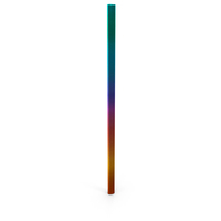 Heart Shaped Multicolor Drinking Straw PNG & PSD Images