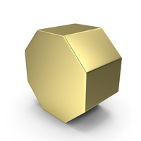 Gold Octagon Shape PNG & PSD Images