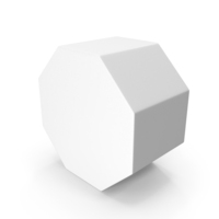 OCTAGON SHAPE WHITE PNG & PSD Images